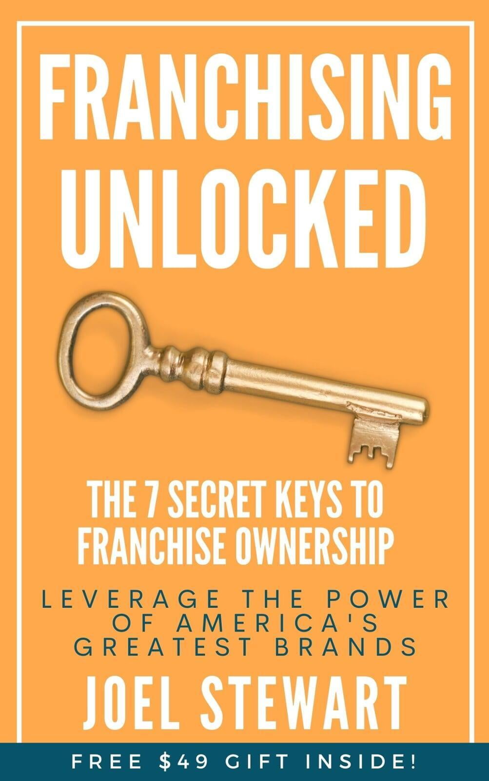 Image of the e-book Franchising Unlocked. Links to product listing on Amazon